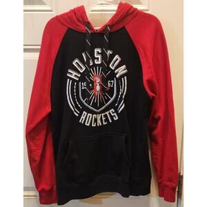 NBA Houston Rockets UNK Red & Black Men’s Hoodie Sweatshirt, SIZE L